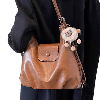 Retro Large Capacity Bag Women's Shoulder Tote Bag