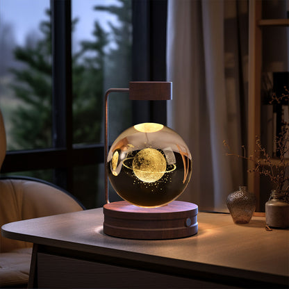 Crystal Ball Cosmic Dinosaur Indoor Night Light USB Power Warm Bedside Light Birthday Gift Night Lamp - SD & CO.