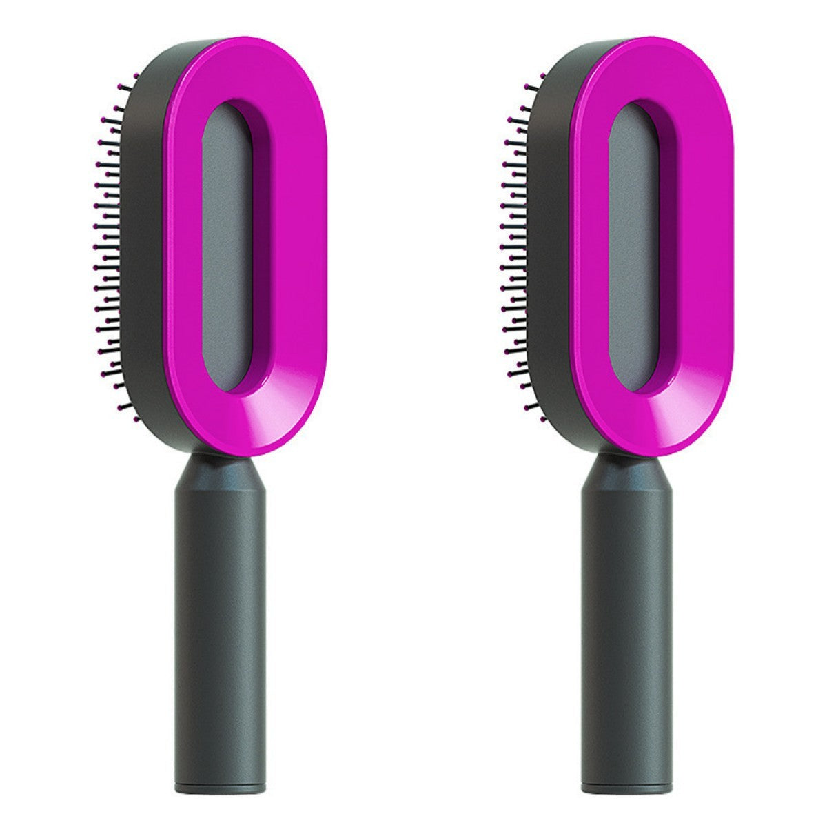 Self Cleaning Hair Brush For Women One-key Cleaning Hair Loss Airbag Massage Scalp Comb Anti-Static Hairbrush - SD & CO.