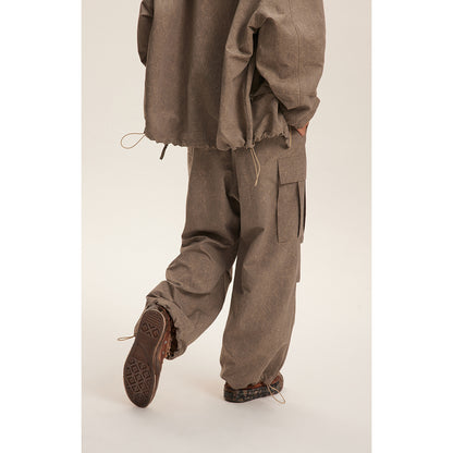 Retro Baggy Straight Trousers Men And Women