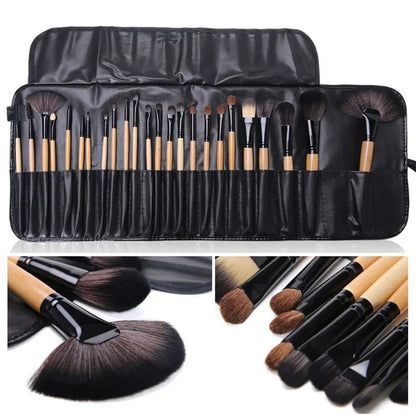 Gift Bag Of 24 Pcs Makeup Brush Sets Professional Cosmetics Brushes Eyebrow Powder Foundation Shadows Pinceaux Make Up Tools - SD & CO.