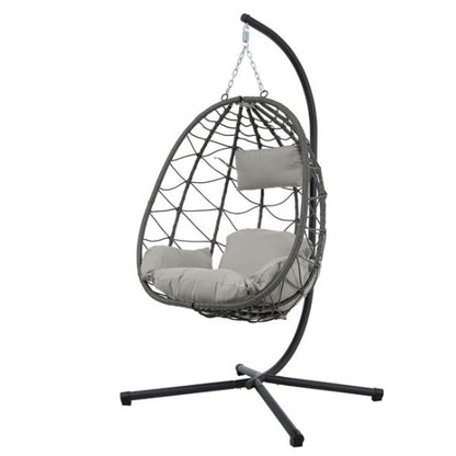 Indoor And Outdoor Swing Chairs, Hanging Basket Chairs With Stands Are Suitable For Bedrooms, Living Rooms, Balconies, And Are Prohibited From Being Sold On The Wayfair Platform