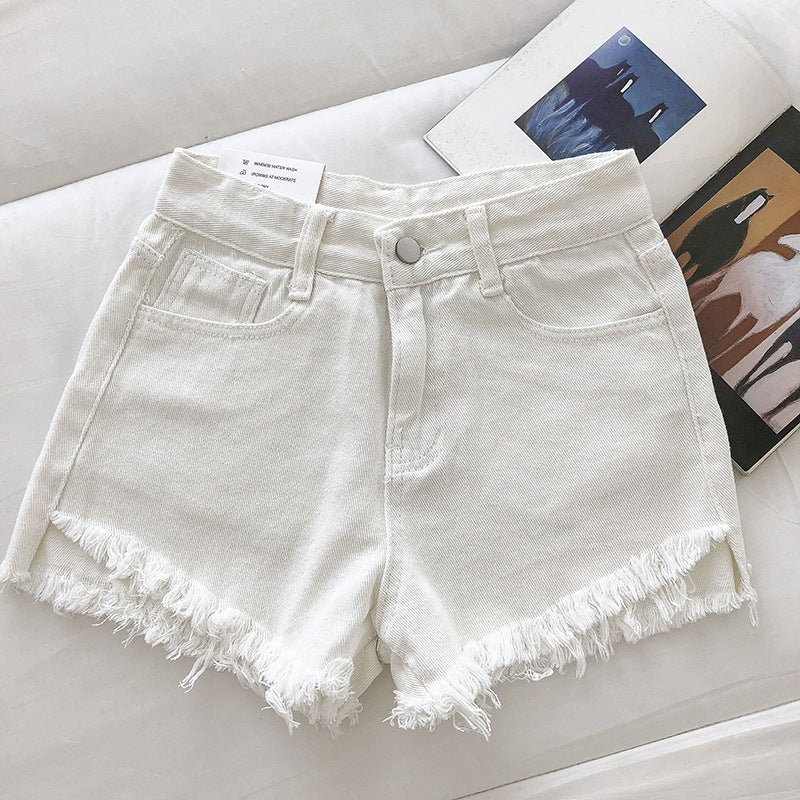 New Loose All-matching Denim Shorts Women