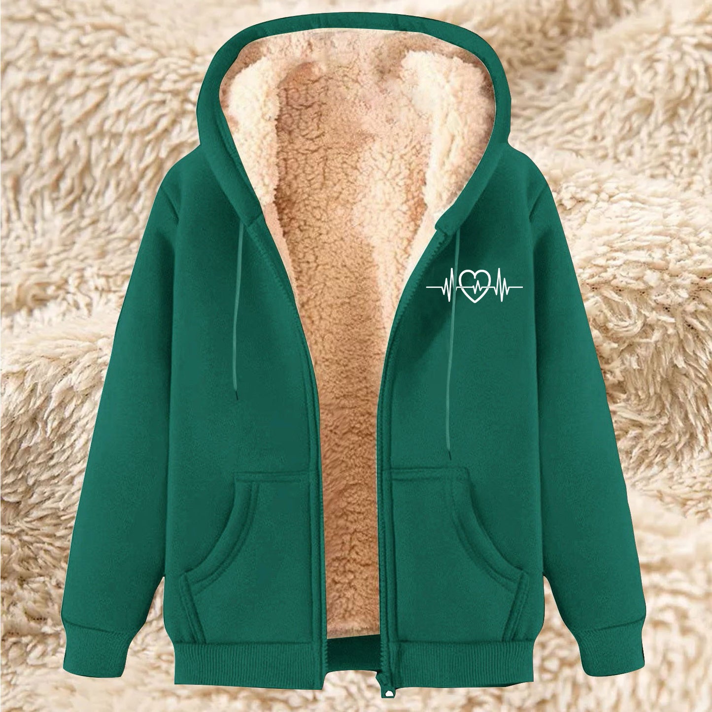 Men's Fleece Hoodie With Fleece Lining