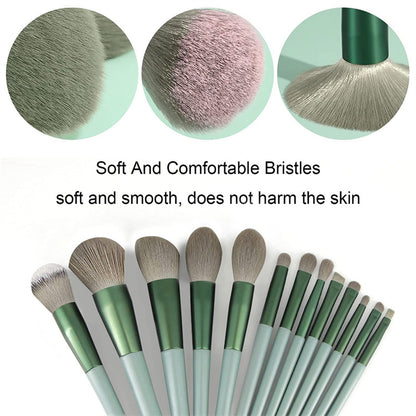 13Pcs Makeup Brush Set Make Up Concealer Brush Blush Powder Brush Eye Shadow Highlighter Foundation Brush Cosmetic Beauty Tools - SD & CO.