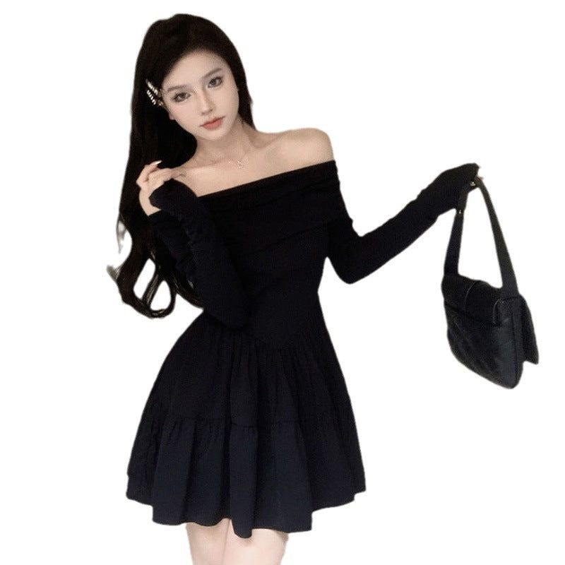 Off-shoulder Dress For Women Autumn - SD & CO.