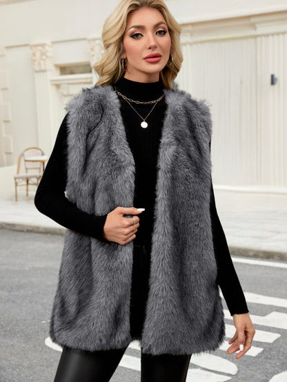 High-end Warm And Fashionable Fleece Vest