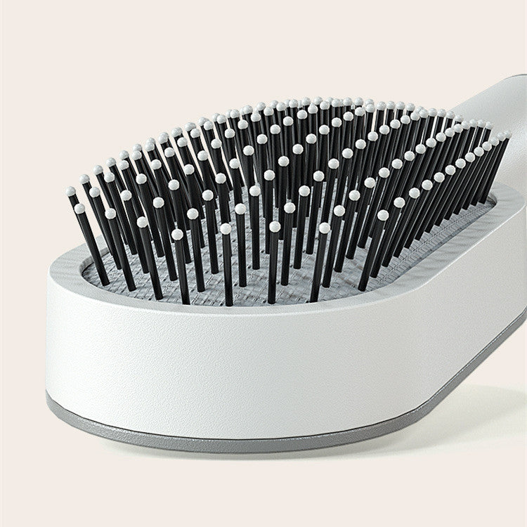 Self Cleaning Hair Brush For Women One-key Cleaning Hair Loss Airbag Massage Scalp Comb Anti-Static Hairbrush - SD & CO.