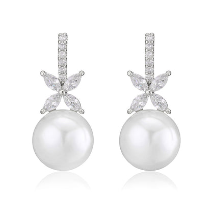 Women's Zirconia Micro-inlaid Elegant Earrings
