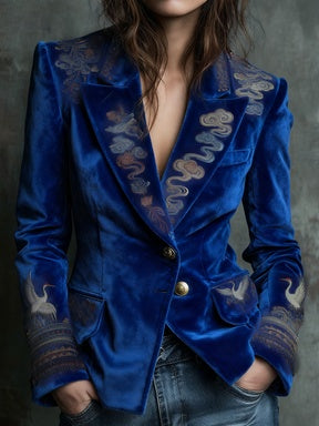 Casual Retro Stand Collar Coat