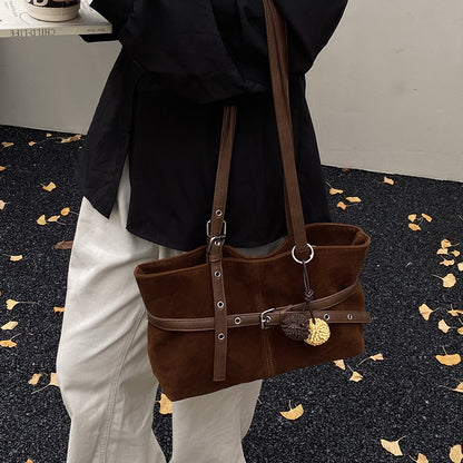 All-match One-shoulder Underarm Retro Commuter Tote