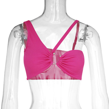 American-style Suspender Crop Top Hot Girl Vest