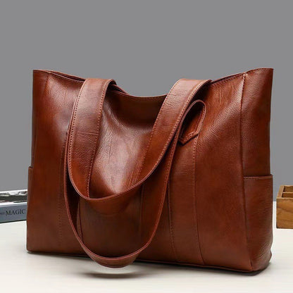 Simple And Versatile Handbag Large Capacity Shoulder Tote Bag