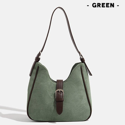 Retro Underarm Bag Large Capacity Portable Shoulder Bag