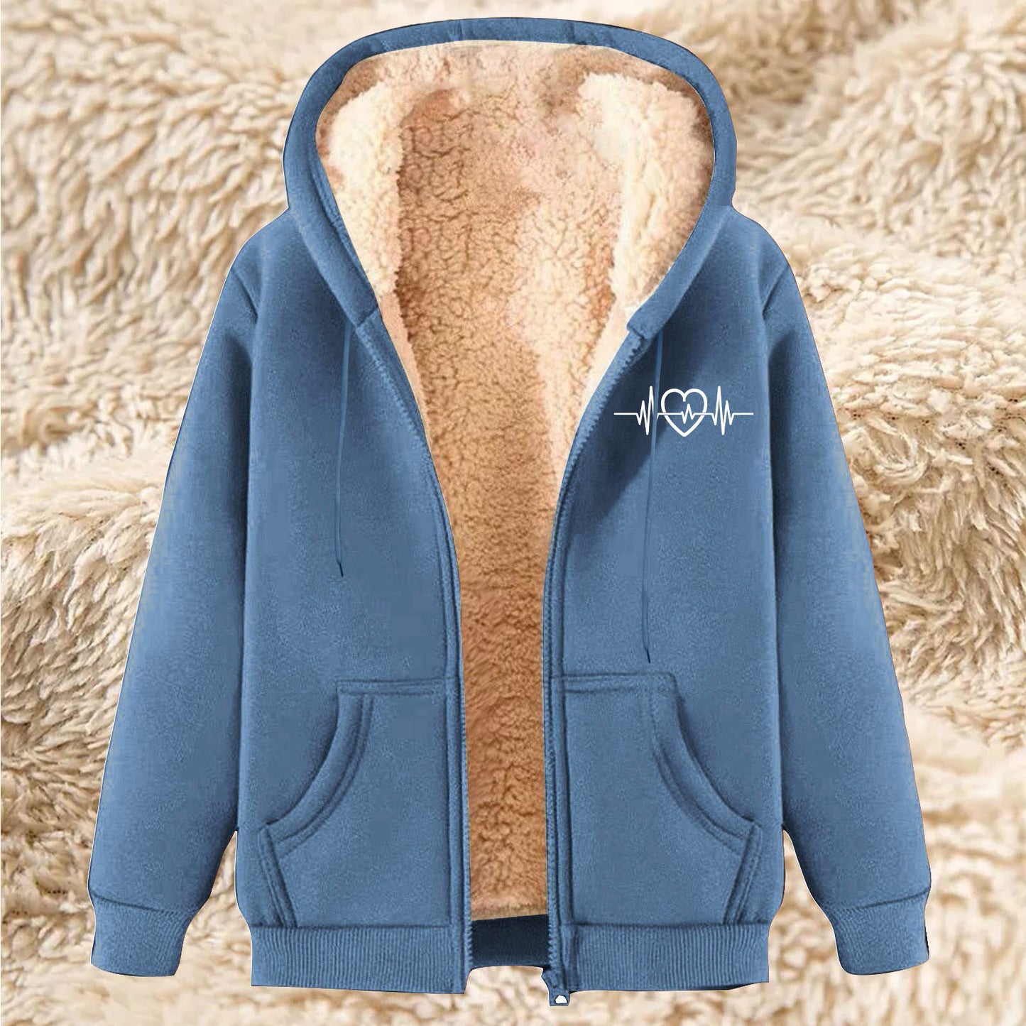 Men's Fleece Hoodie With Fleece Lining