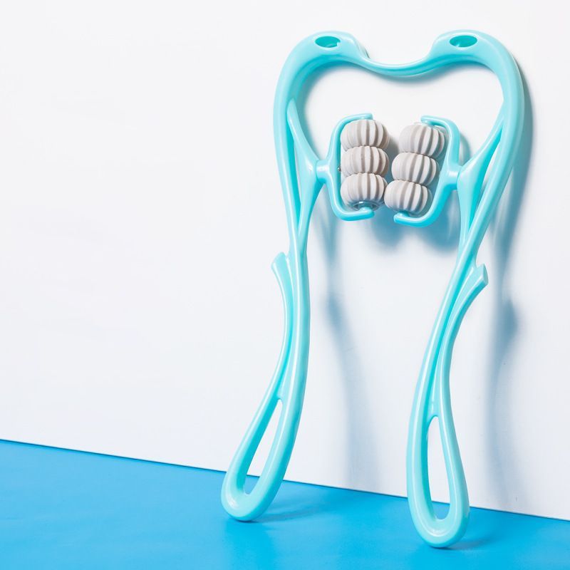 Multifunctional Manual Six-wheel Neck Massager Massage Relieve Roller Massage Tool - SD & CO.