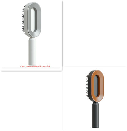 Self Cleaning Hair Brush For Women One-key Cleaning Hair Loss Airbag Massage Scalp Comb Anti-Static Hairbrush - SD & CO.