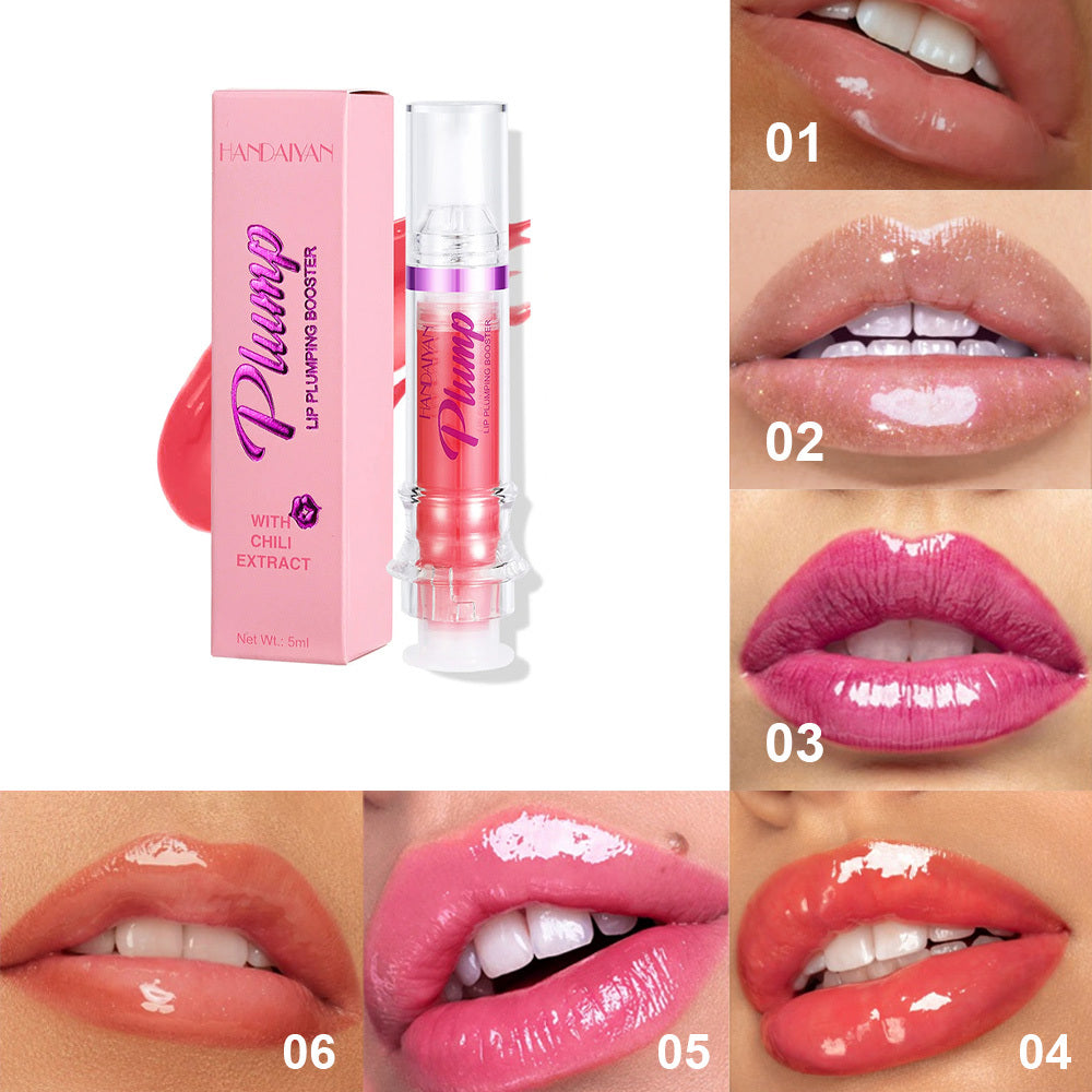 New Tube Lip Rich Lip Color Slightly Spicy Lip Honey Lip Glass Mirror Face Lip Mirror Liquid Lipstick - SD & CO.