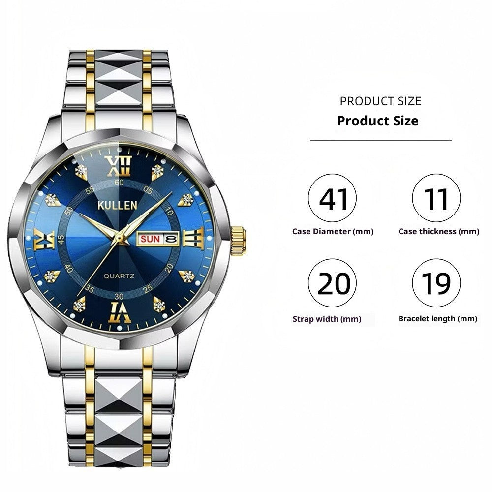 Business Advanced Waterproof Luminous Quartz Watch