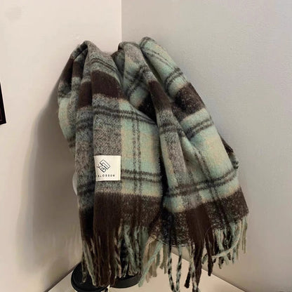 New Fashionable Plaid Scarf For Women