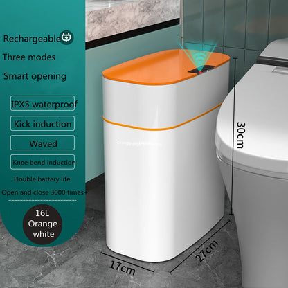 Smart Trash Can With Lid For Bedroom And Living Room Kitchen Storage Box Trash Can Induction Small Car Box Automatic Smart Dustbin Smart Trash Bin - SD & CO.