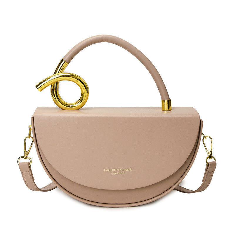 Fashion Box Saddle Bag High-grade Handbag