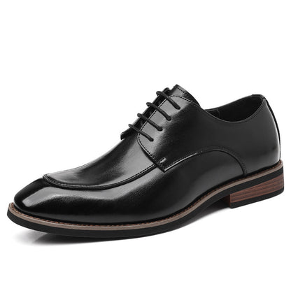 Business Formal Wear Height Increasing Insole Casual Men's Shoes