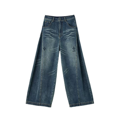 Loose Wide-leg Floor-dragging Culottes For Women